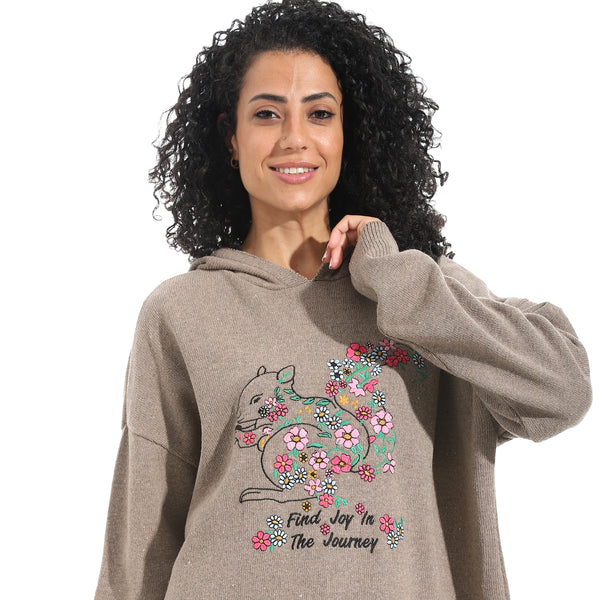 Printed_Long_Sleeves_Hoodie_-_Beige