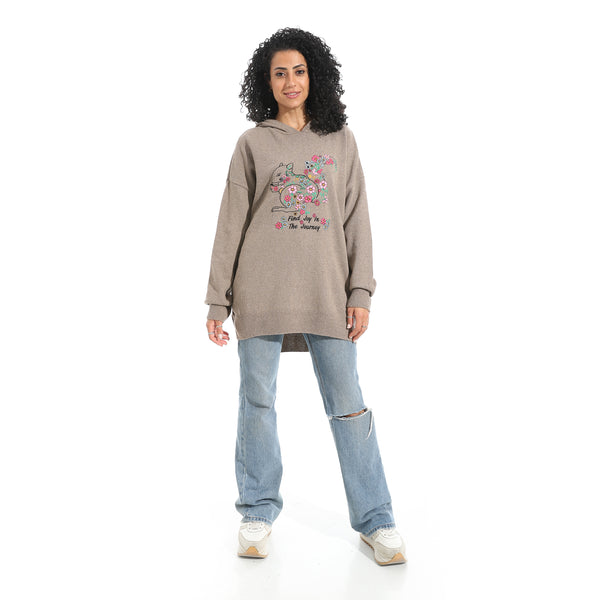 Printed_Long_Sleeves_Hoodie_-_Beige