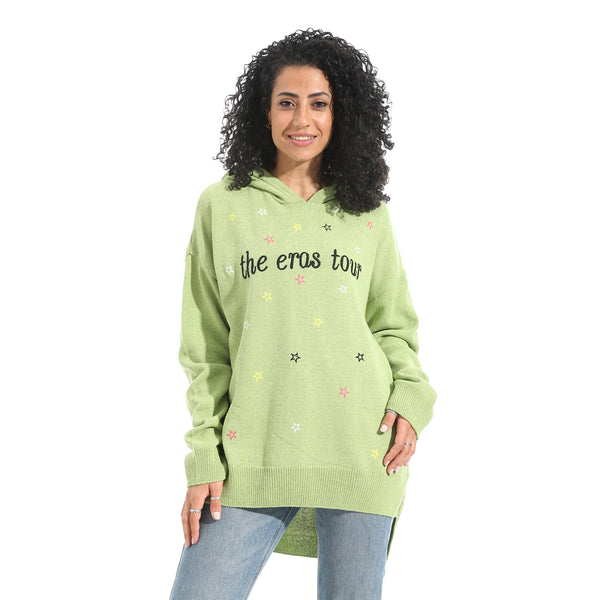Printed_Long_Sleeves_Hoodie_-_Light_Green