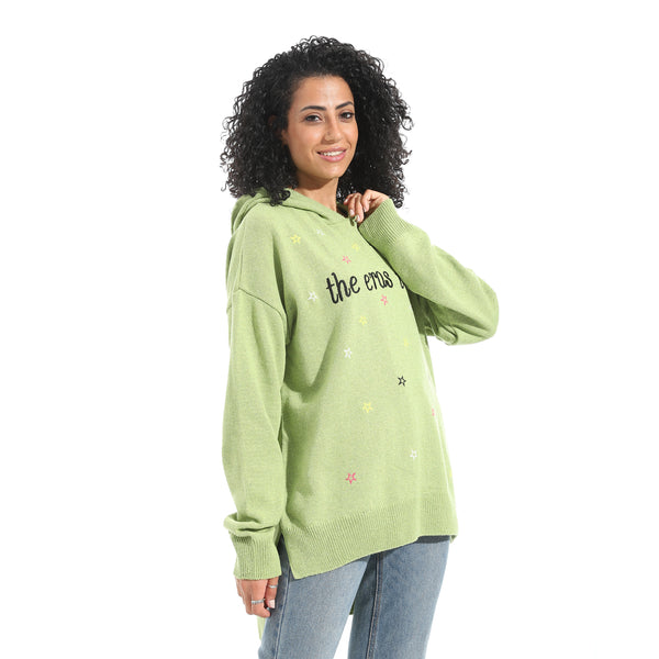 Printed_Long_Sleeves_Hoodie_-_Light_Green
