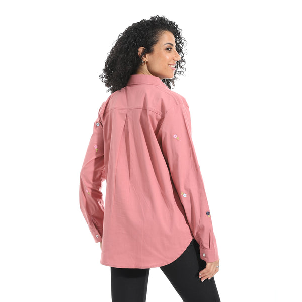 Embrodired_Long_Sleeves_Turned_Down_Collar_Shirts_-_Rose