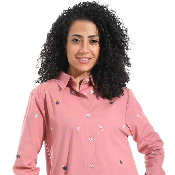 Embrodired_Long_Sleeves_Turned_Down_Collar_Shirts_-_Rose
