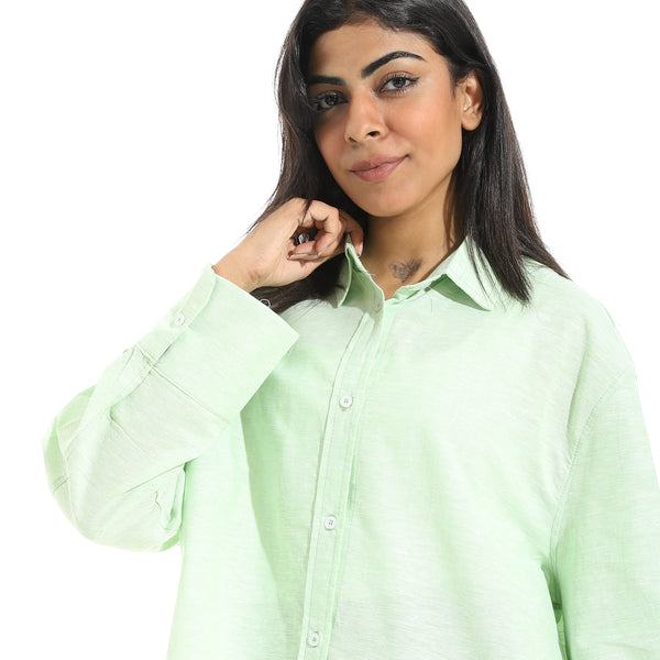 Linen_Button_Closure_Long_Sleeves_Shirt_-_Light_Green