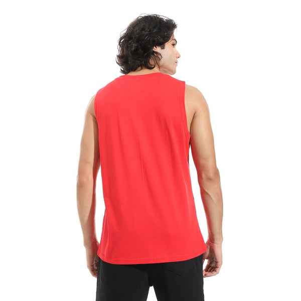 Cut_Sleeves_Basic_Top_-_Red