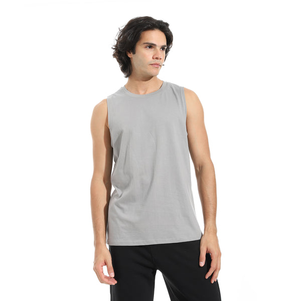 Cut_Sleeves_Basic_Top_-_Grey