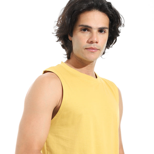 Cut_Sleeves_Basic_Top_-_Mustard_Yellow