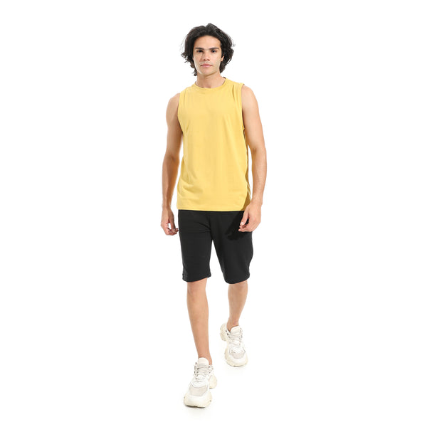 Cut_Sleeves_Basic_Top_-_Mustard_Yellow