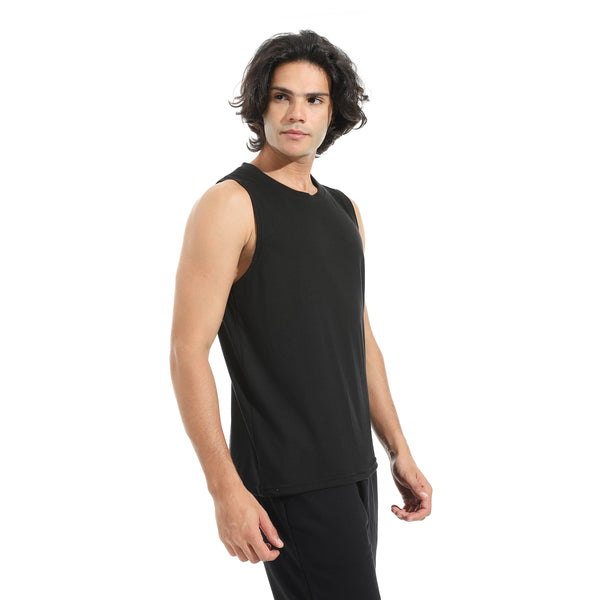 Cut_Sleeves_Basic_Top_-_Black