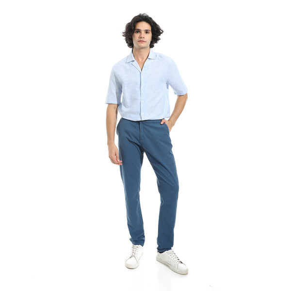 Half_Sleeves_Linen_Shirt_-_Baby_Blue