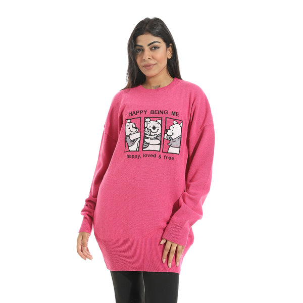 Embrodried_Happy_Shapes_Long_Sleeves__Pullover_Fuchsia