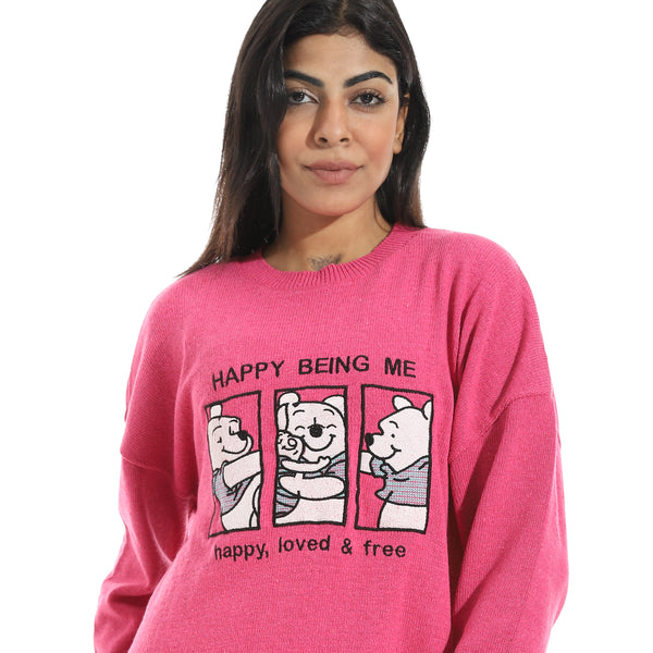 Embrodried_Happy_Shapes_Long_Sleeves__Pullover_Fuchsia