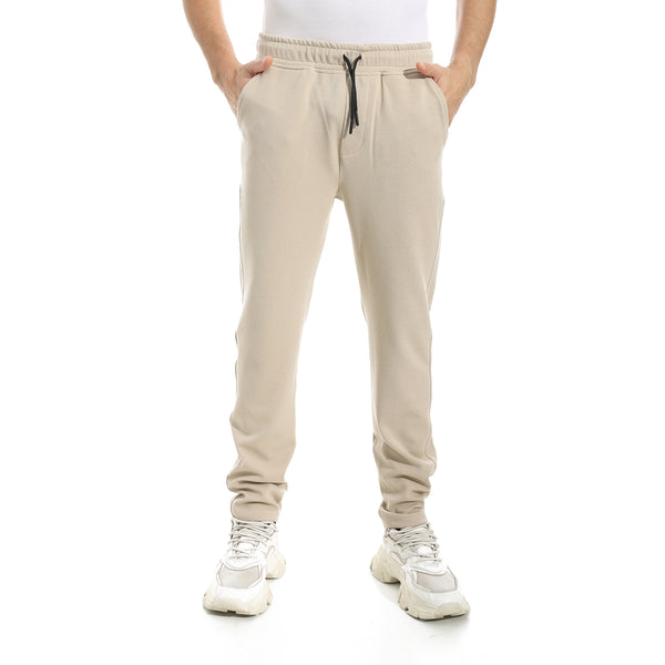 Comfy_Sweatpants_Elastic_Waist_Pants_-_Beige