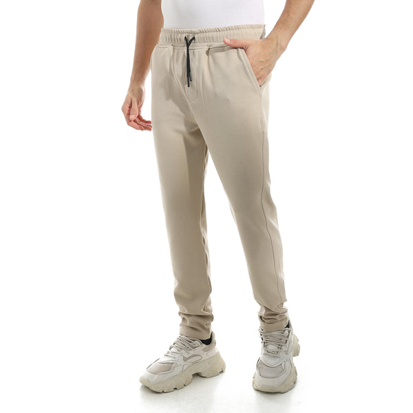 Comfy_Sweatpants_Elastic_Waist_Pants_-_Beige