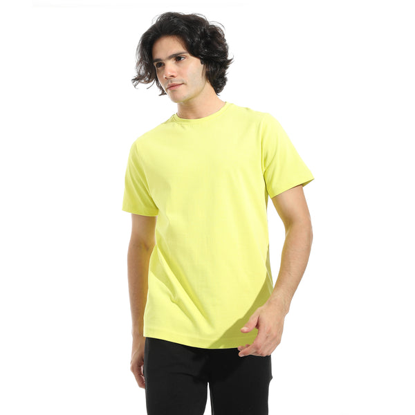 Plain_Half_Sleeves_Round_T-Shirt_-_Yellow