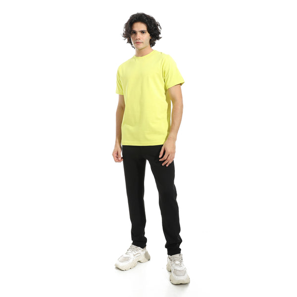 Plain_Half_Sleeves_Round_T-Shirt_-_Yellow