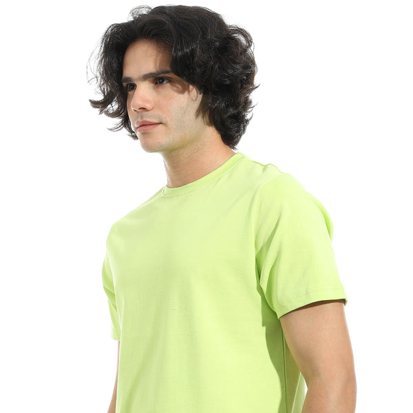 Plain_Half_Sleeves_Round_T-Shirt_-_Light_Green