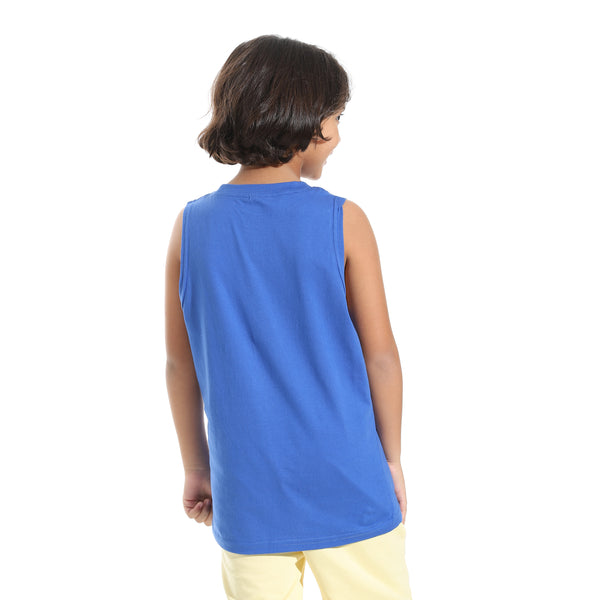 Cut_Sleeves_Loose_Fit_Basic_T-Shirt_-_Blue