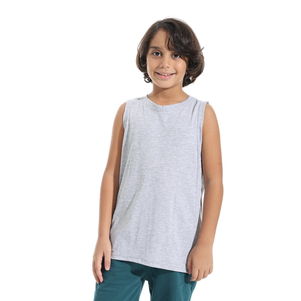 Cut_Sleeves_Loose_Fit_Basic_T-Shirt_-_Light_Grey