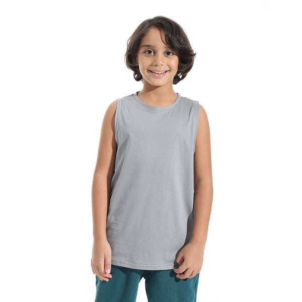 Cut_Sleeves_Loose_Fit_Basic_T-Shirt_-_Grey