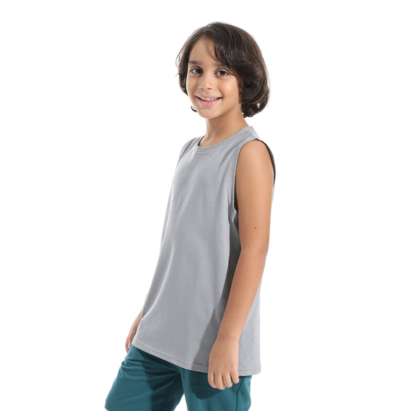 Cut_Sleeves_Loose_Fit_Basic_T-Shirt_-_Grey