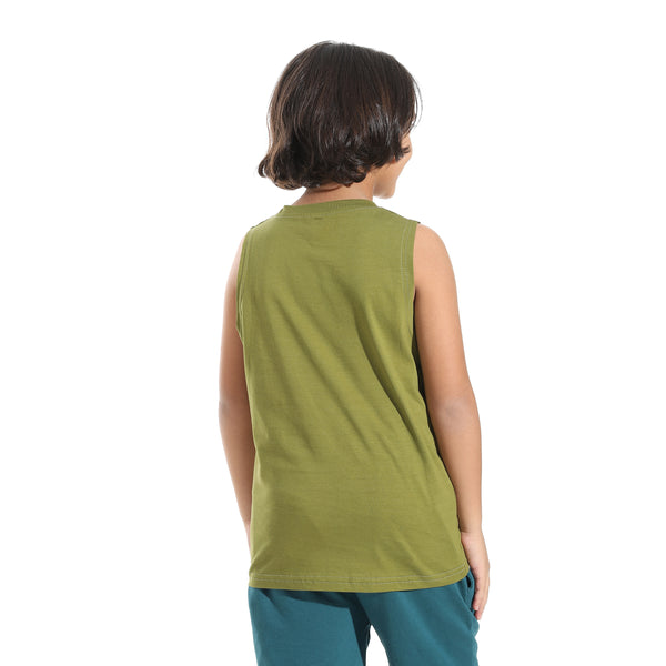 Cut_Sleeves_Loose_Fit_Basic_T-Shirt_-_Olive