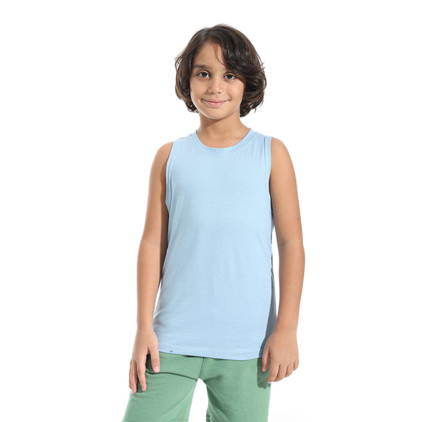 Cut_Sleeves_Loose_Fit_Basic_T-Shirt_-_Light_Blue