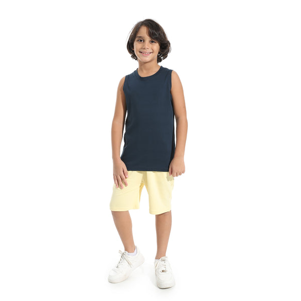 Cut_Sleeves_Loose_Fit_Basic_T-Shirt_-_Dark_Blue