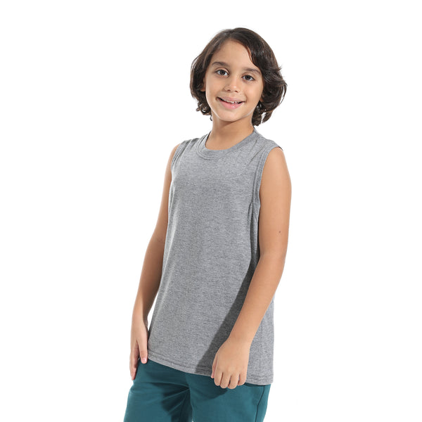 Cut_Sleeves_Loose_Fit_Basic_T-Shirt_-_Dark_Grey