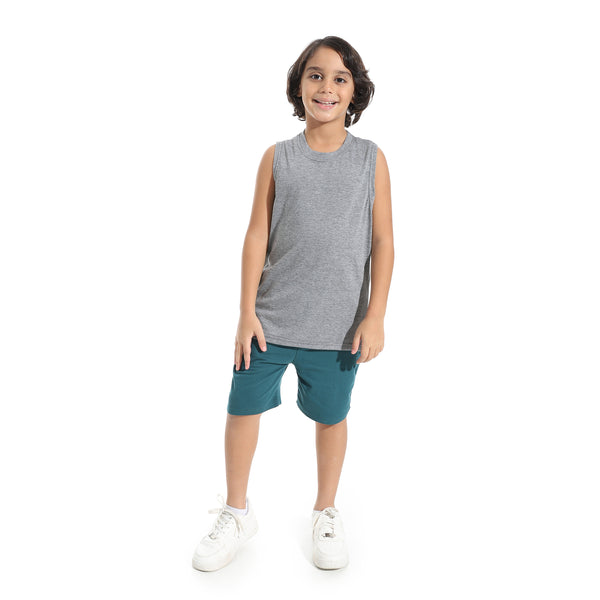 Cut_Sleeves_Loose_Fit_Basic_T-Shirt_-_Dark_Grey