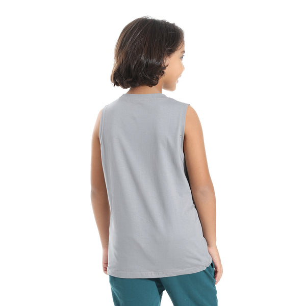 Cut_Sleeves_Loose_Fit_Basic_T-Shirt_Ash_Grey