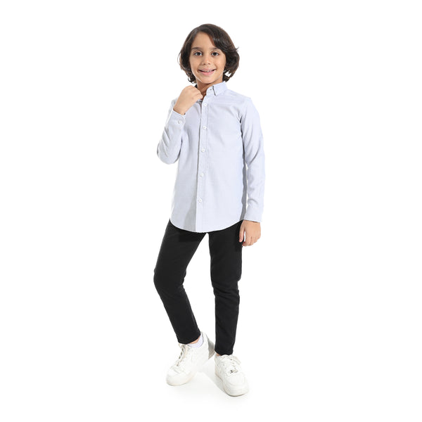 Long_Sleeves_Turned_Down_Collar_Shirt_-_Light_Grey
