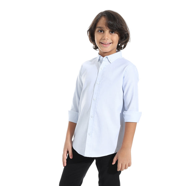 Long_Sleeves_Turned_Down_Collar_Shirt_-_Sky_Blue