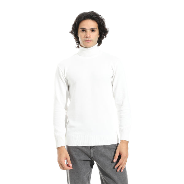 Long_Sleeves_High_Collar_Pullover_-_Off-White