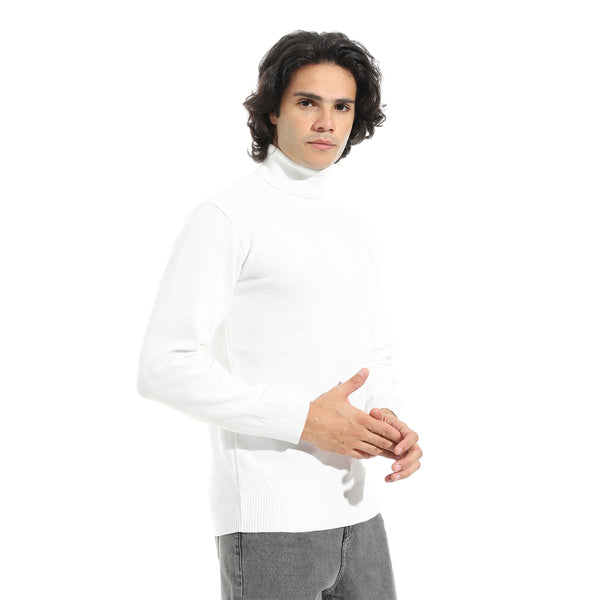 Long_Sleeves_High_Collar_Pullover_-_Off-White