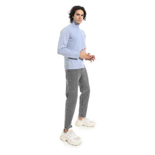 Long_Sleeves_High_Collar_Pullover_-_Light_Grey