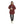Embrodried_Cool_Duck_Shape_Long_Sleeves_Burgundy_Pullover_Red