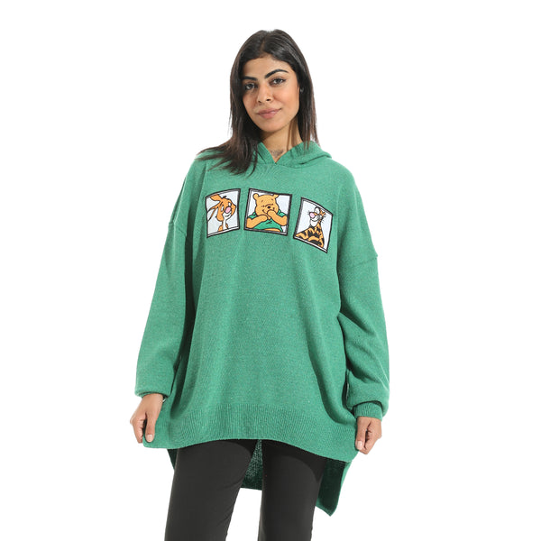 Embrodried_Frames_Shapes_Long_Sleeves__Pullover_Green