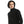 Velvet_Half_Zipper_High_Neck_Black_Pullover-Black