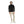 Velvet_Half_Zipper_High_Neck_Black_Pullover-Black