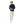 Velvet_Half_Zipper_High_Neck_Navy_Blue_Pullover-Blue
