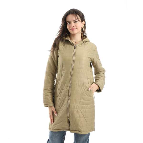 Sided_Pocket_Plain_Hooded_Coat_-_Beige