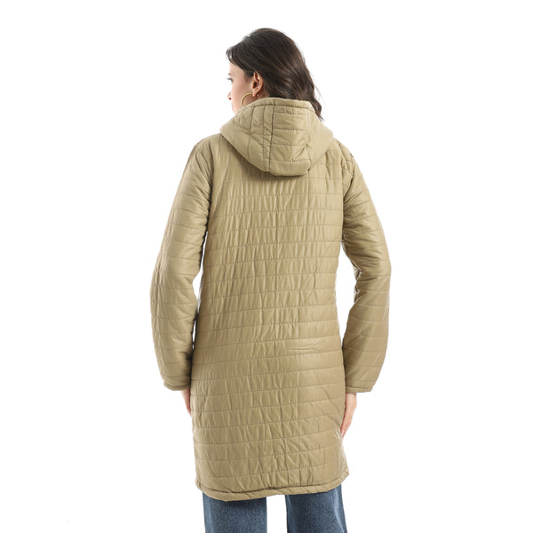 Sided_Pocket_Plain_Hooded_Coat_-_Beige