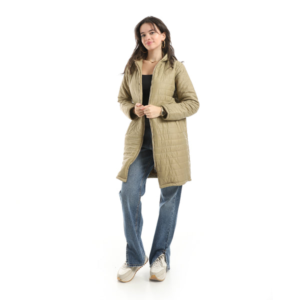 Sided_Pocket_Plain_Hooded_Coat_-_Beige