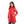 Sided_Pocket_Plain_Hooded_Coat_-_Red