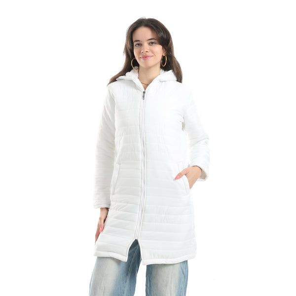 Long_Length_Pump_With_Hooded_Cap_White_Jacket_White