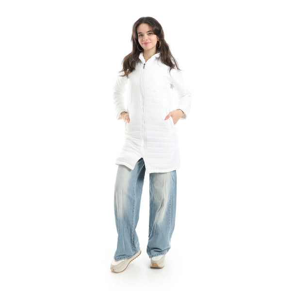 Long_Length_Pump_With_Hooded_Cap_White_Jacket_White