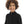 Self_Patterened_Full_Zipper_Closure_Velvet_Sweater_-_Black