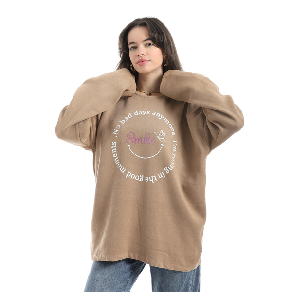 Printed_Round_Collar_Long_Sleeves_Beige_Sweatshirt_Beige