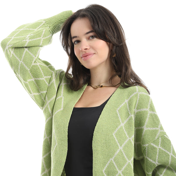 Long_Sleeves_Patterened_Caradign_-_Green_&_White