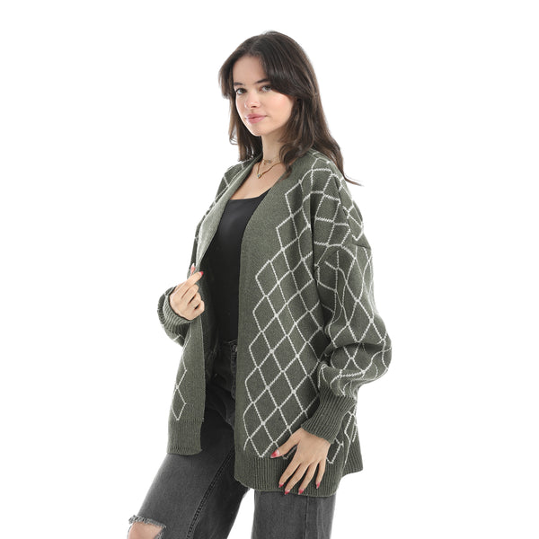 Long_Sleeves_Patterened_Caradign_-_Olive_&_White